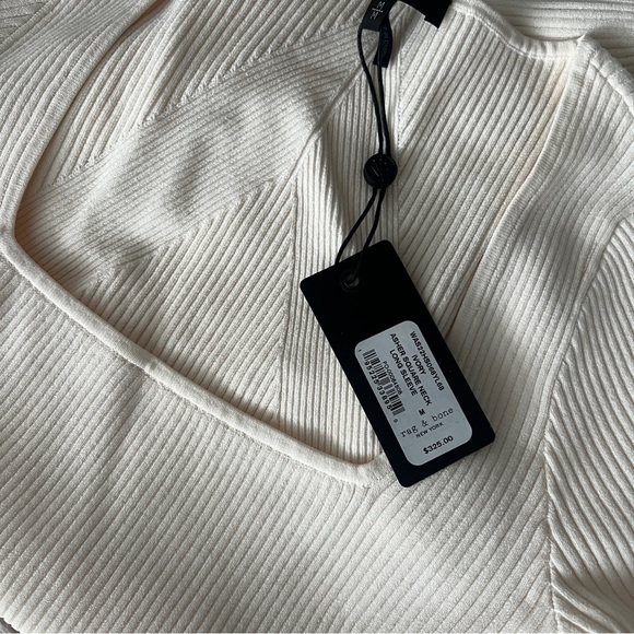 NEW RAG & BONE Asher ribbed-knit top - Picture 3 of 6